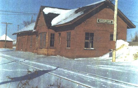 CNW Caspian MI depot